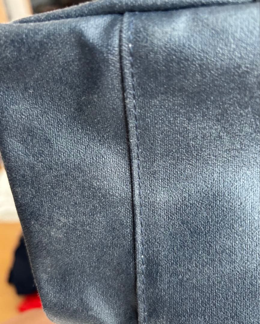 美品 森野帆布 KAWANISHI ボストンバッグ SF-0551 A4 紺色