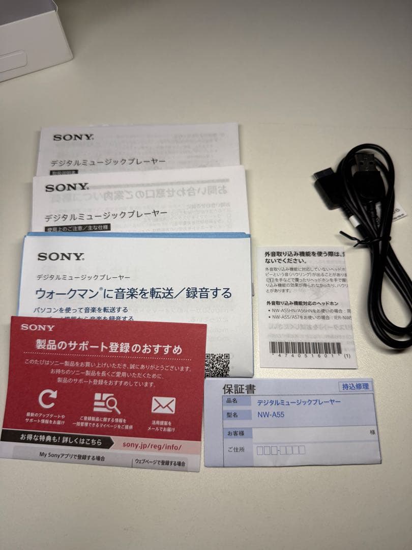 SONY NW-A55 デジタルオーディオプレーヤー 16GB 純正ケース付き