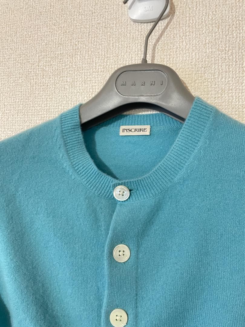 INSCRIRE／カシミヤ100％ クロップドカーディガン