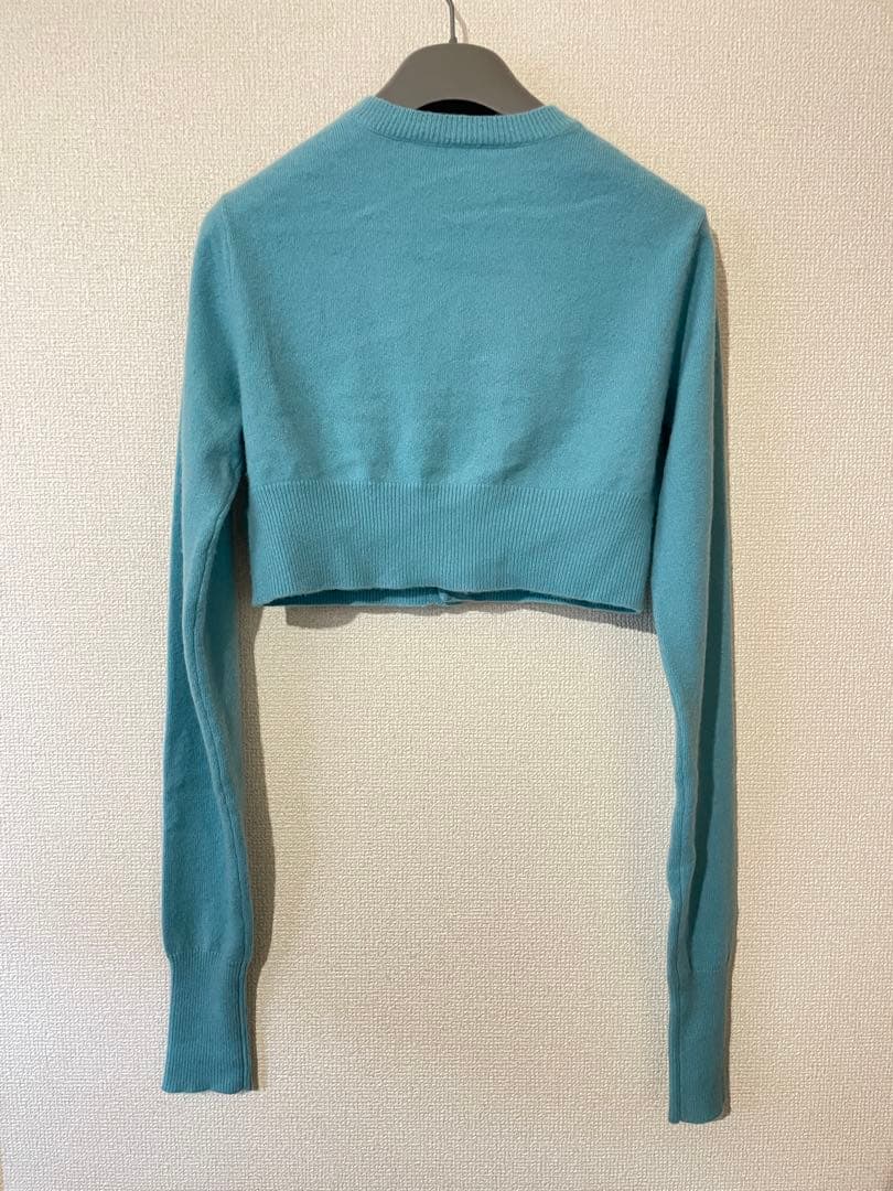 INSCRIRE／カシミヤ100％ クロップドカーディガン