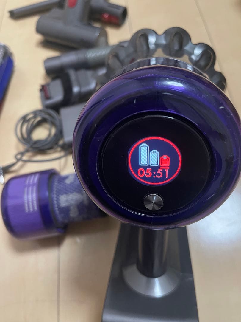 【美品)Dyson コードレスクリーナー V11 sv14エコーモード63分