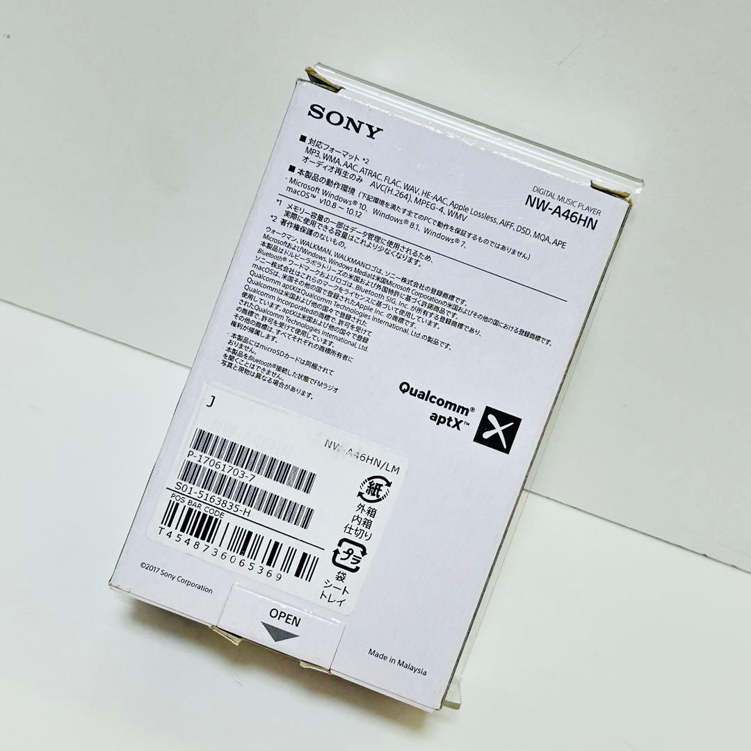 【ほぼ未使用】SONY MUSIC PLAYER 32GB NW-A46HN