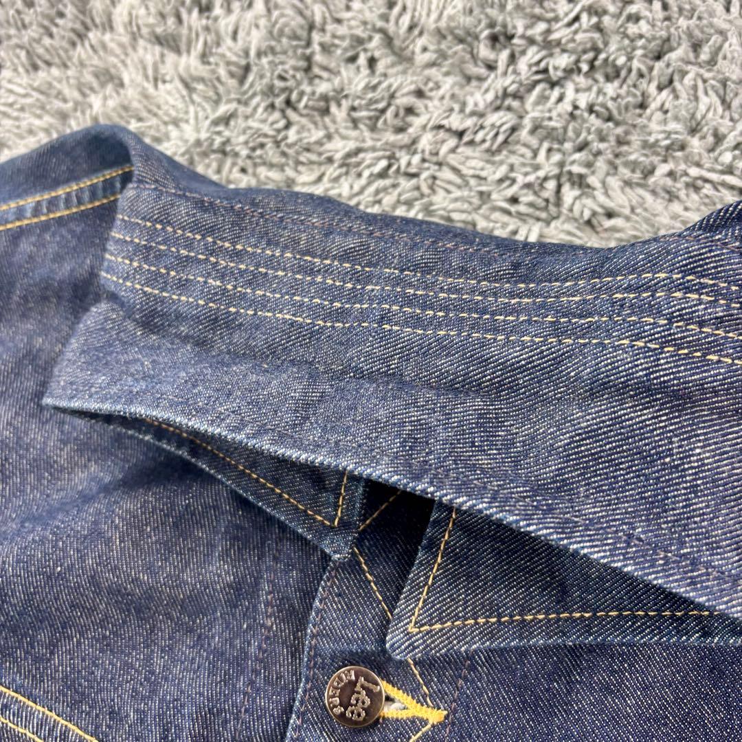 極美品 復刻 Lee 三角タグ 101 濃紺 デニムジャケット1411