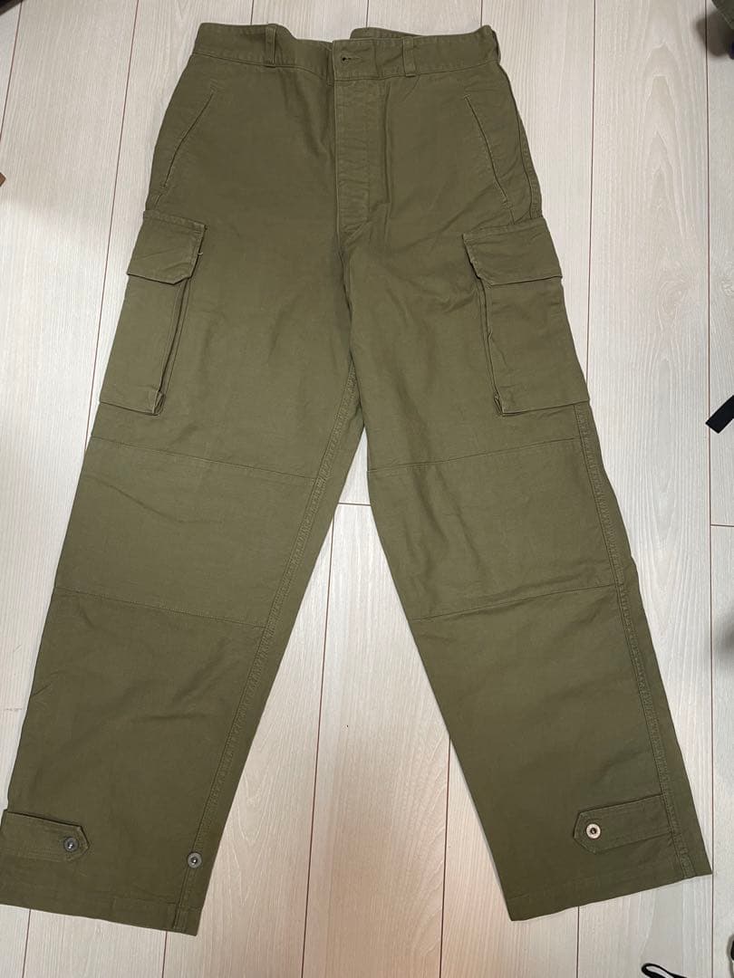 極美品WORKERS フレンチカーゴパンツM47（※ウエストボタン外れ）