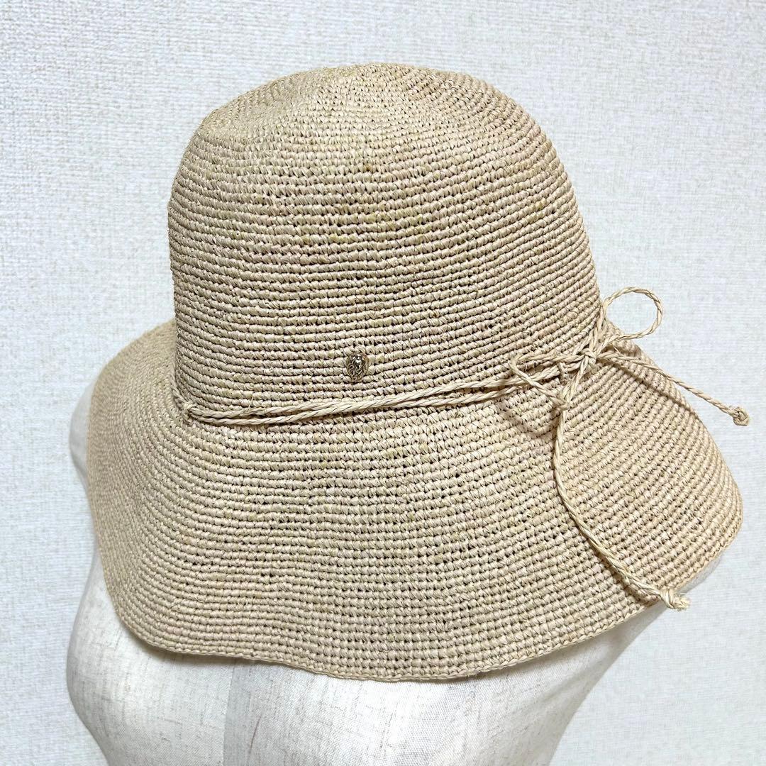 【極美品】ヘレンカミンスキー プロヴァンス10 ラフィアハット ナチュラル