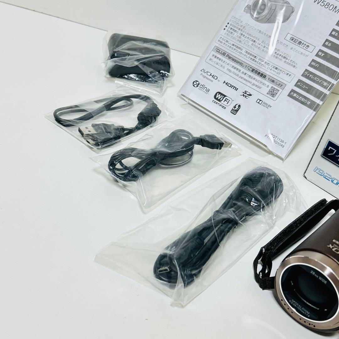 【未使用級】①Panasonic HC-W580M ビデオカメラ ワイプ撮り