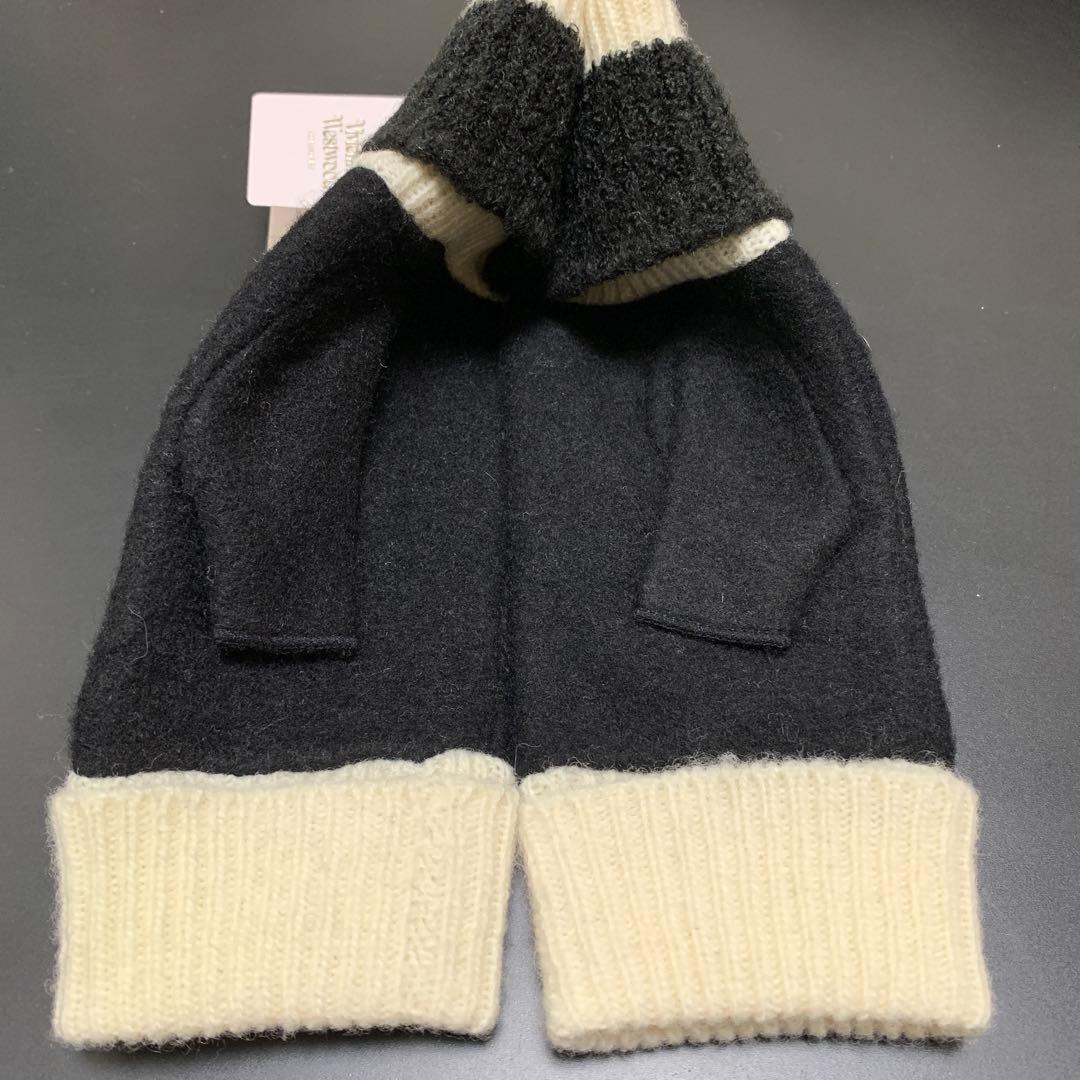 【新品未使用】Vivienne Westwood フィンガーレス 手袋 黒