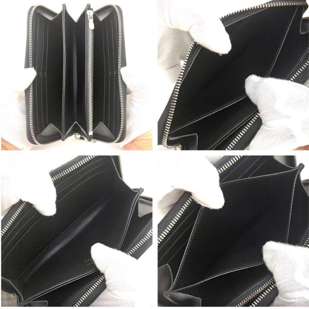 【鑑定済・美品/箱袋付】ルイヴィトン エピ ジッピーウォレット ノワール 長財布