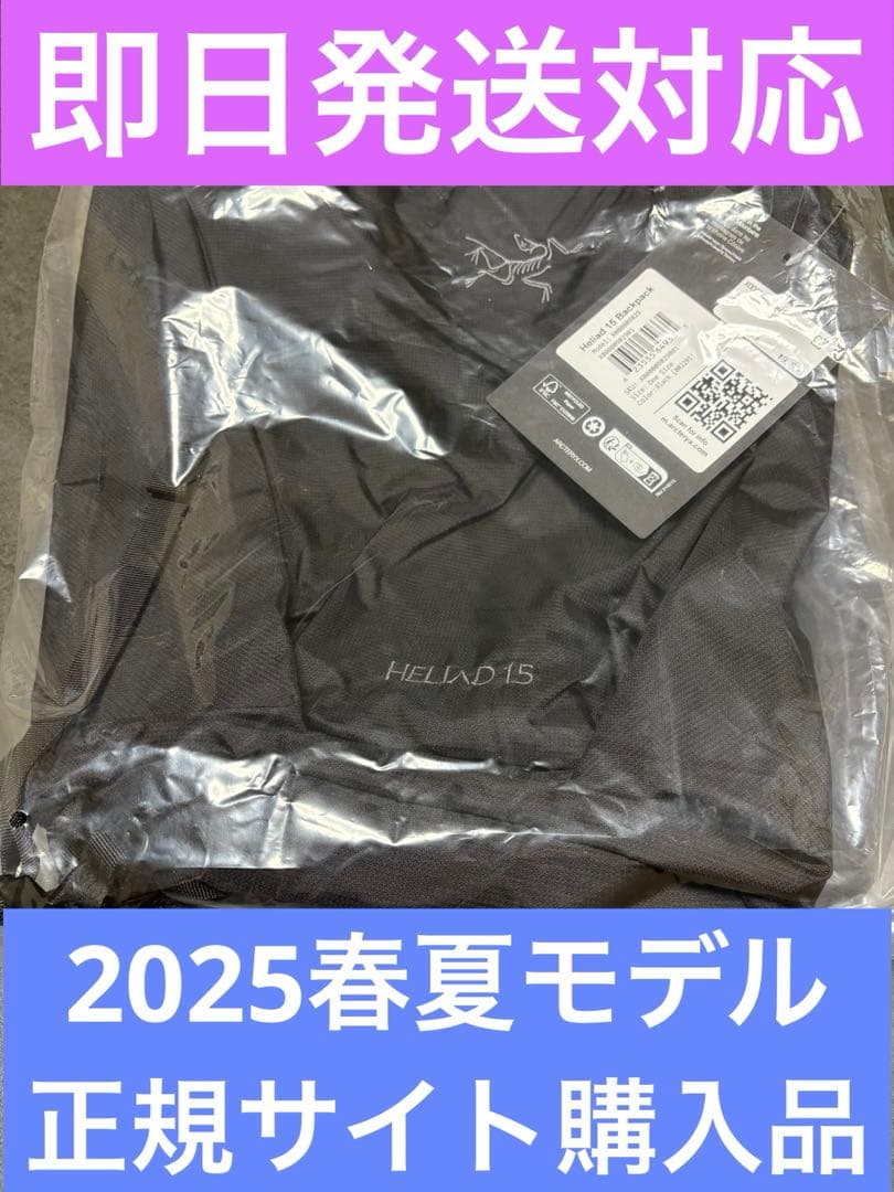 【国内正規品】アークテリクス ヒリアド 15 ブラック 新品未使用