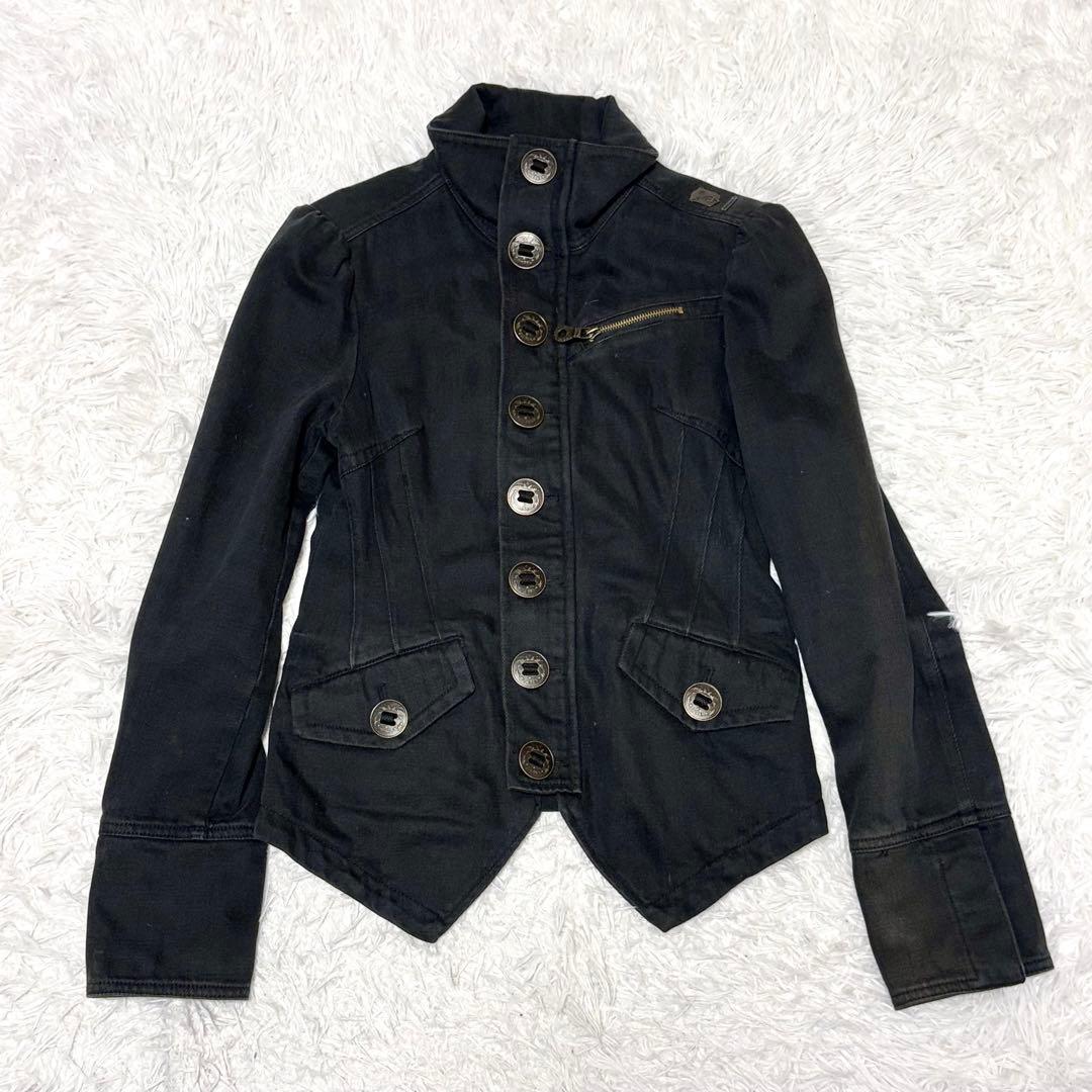 【極美品】ディーゼル　デニムジャケット　Gジャン　コットン　ブラック　M