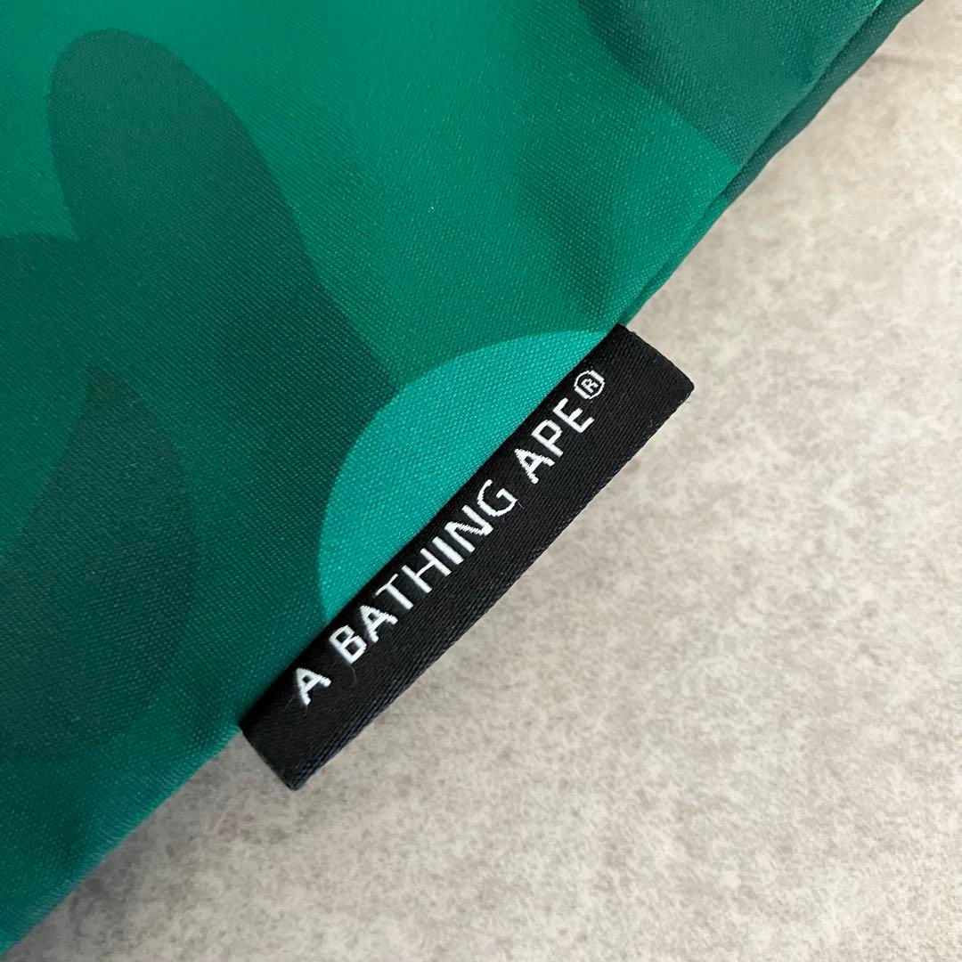 レア品 A Bathing Ape エイプ グリーンカモ ベスト/迷彩/2XL