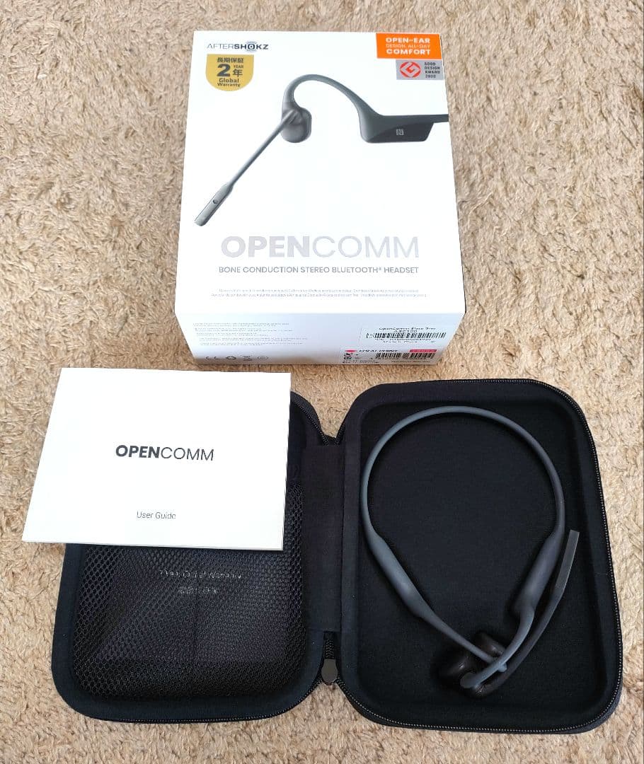 AfterShokz OpenComm ASC100 骨伝導ヘッドセット