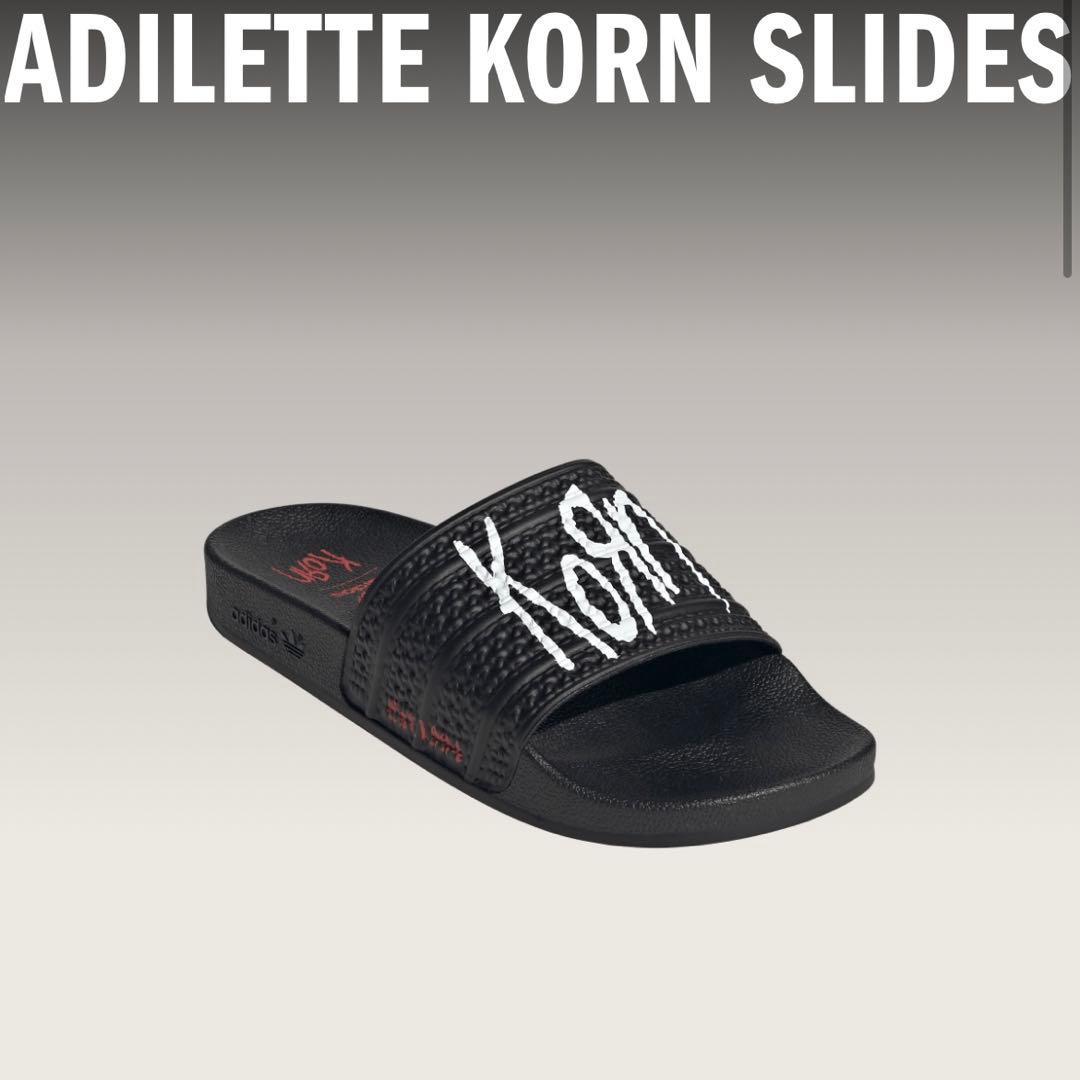 新品箱付27.5cm Korn × adidas Adilette