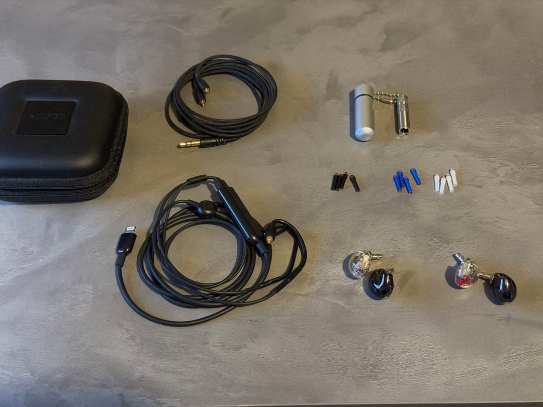 SHURE SE846 クリアとブラック 左側ユニットのみジャンク