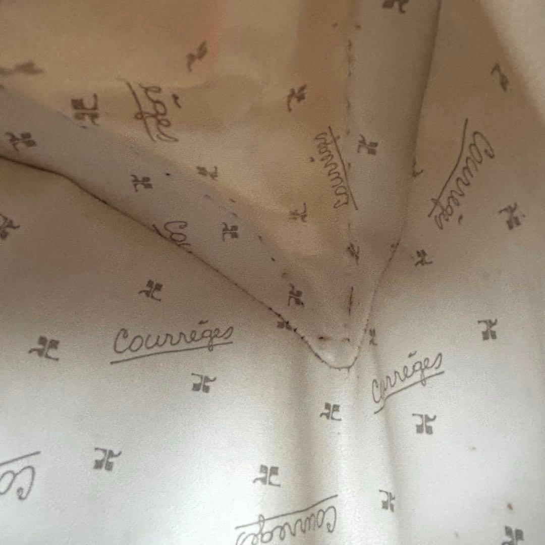 クレージュ かごバッグ Courreges チェーン ショルダー バッグ ハート