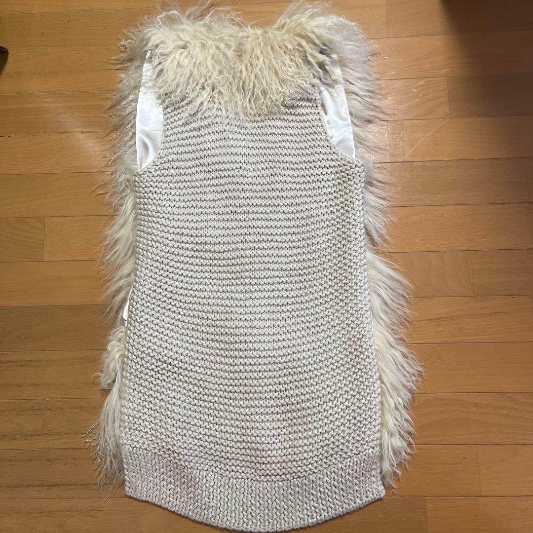 DOUBLE STANDARD CLOTHING チベットラム　　ファーベスト