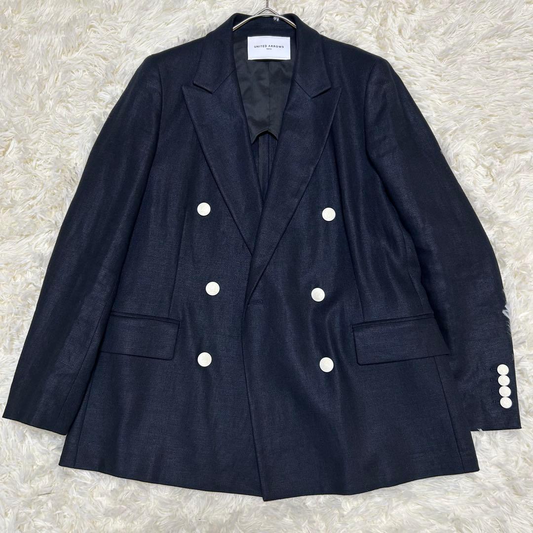 ユナイテッドアローズ リネン テーラードジャケット S