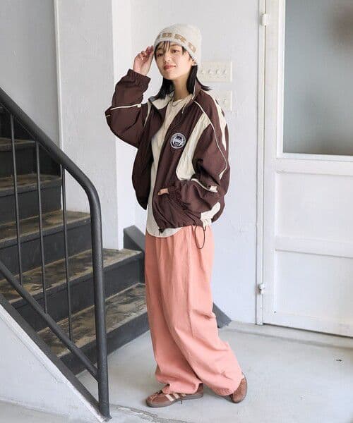 UMBRO × FREAK'S STORE/別注 トラックジャケット ブラウン