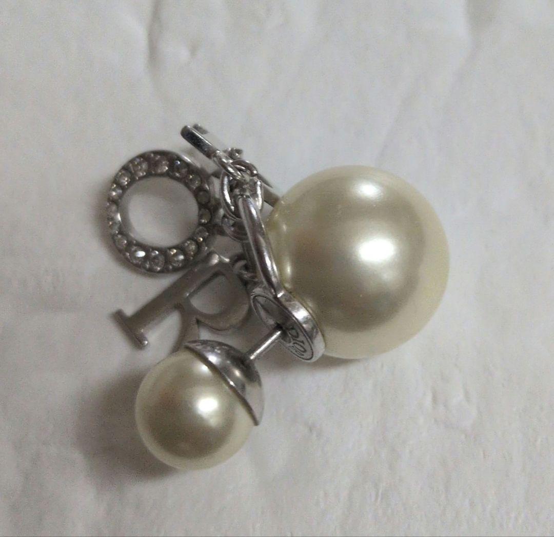 Dior パール　ピアス　シルバー　片方のみ