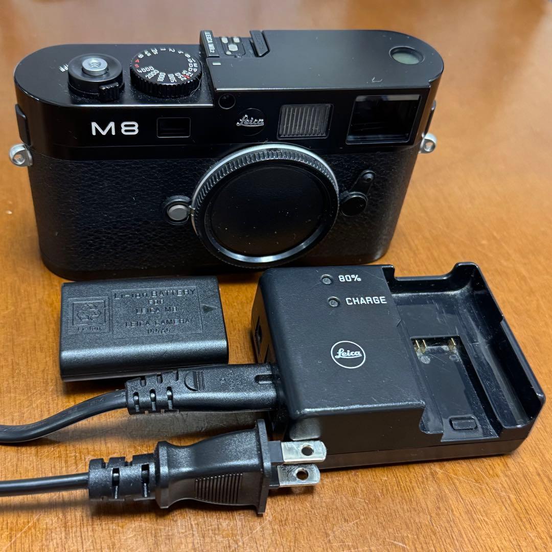 Leica M8.2デジタルカメラ ブラックペイント レンジファインダー