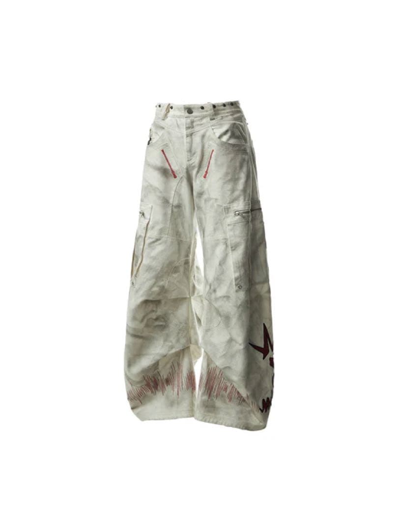 パンツ EMOBROTHER - Removable Wide-Leg y2k