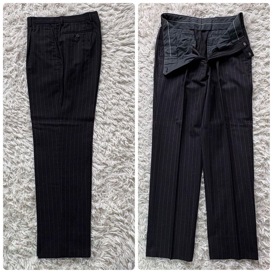 美品 ポールスミスコレクション スーツ 生地英国製カシミヤ混 グレー M