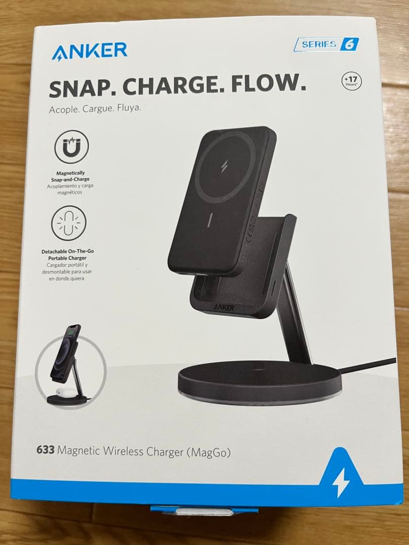 スマホアクセサリー Anker633 Magnetic Wireless Charger MagGo