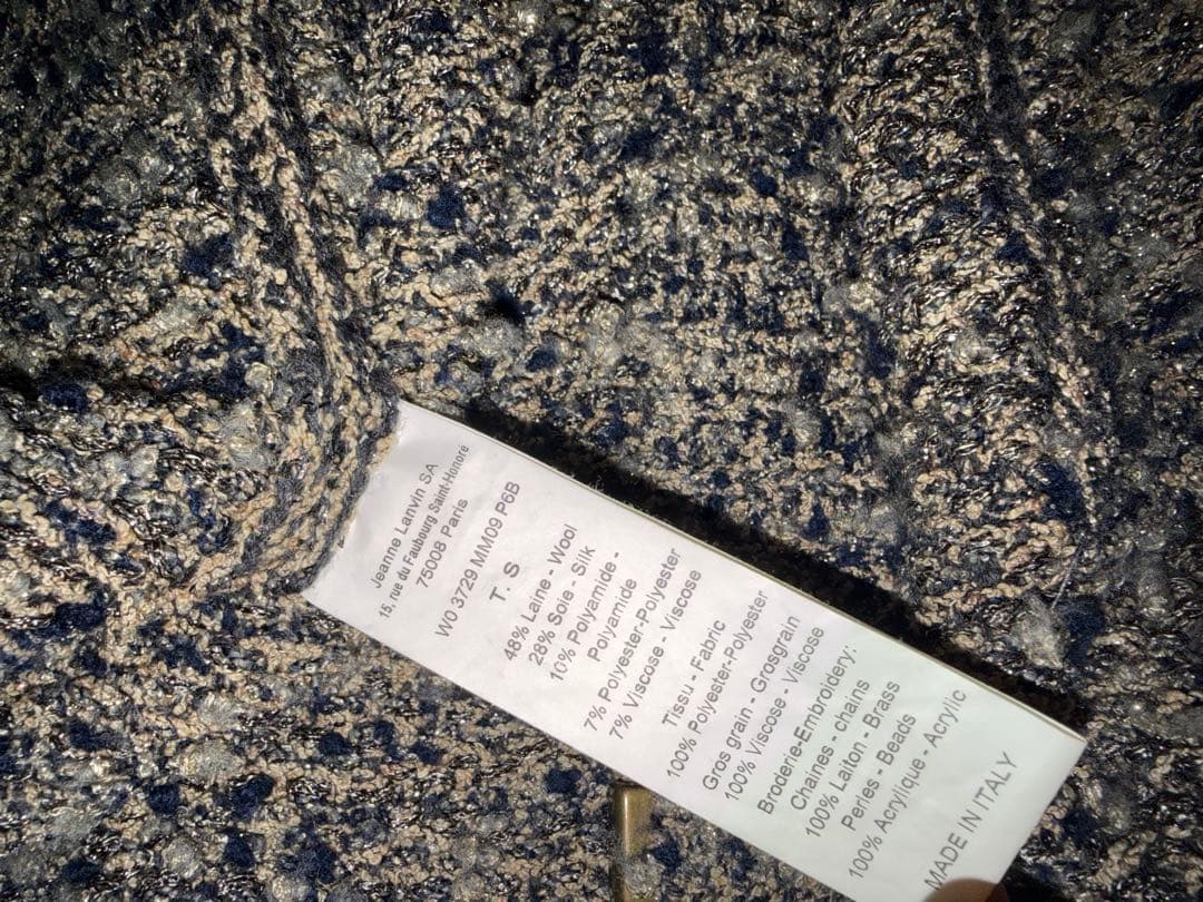 最終値下げ。LANVIN 10ams ニットドレス