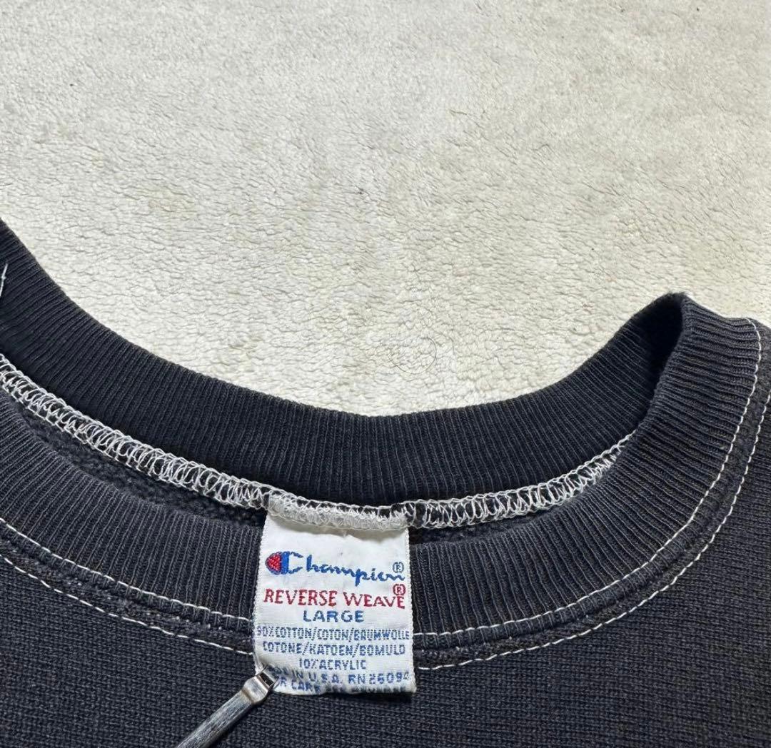 champion USA製 リバースウィーブ reverseweave ブラック