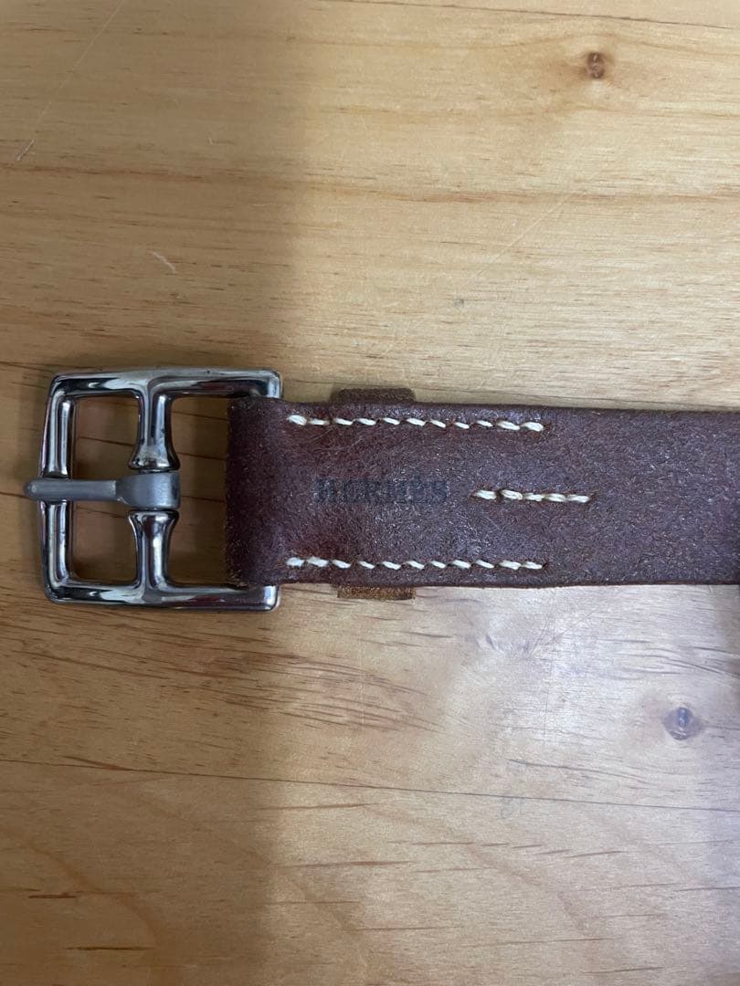 貴重 マルジェラ期 エルメス エトリヴィエール レザーバングル ブレスレット