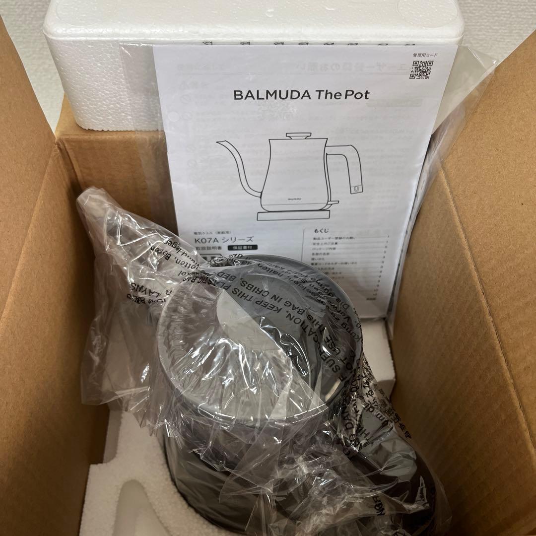 バルミューダ BALMUDA The Pot ブラック K07A-BK
