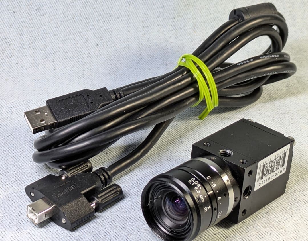 【ほぼ新品】⚫ミスミ高速撮影対応カメラEMVC-CB130C 4mmレンズ付き