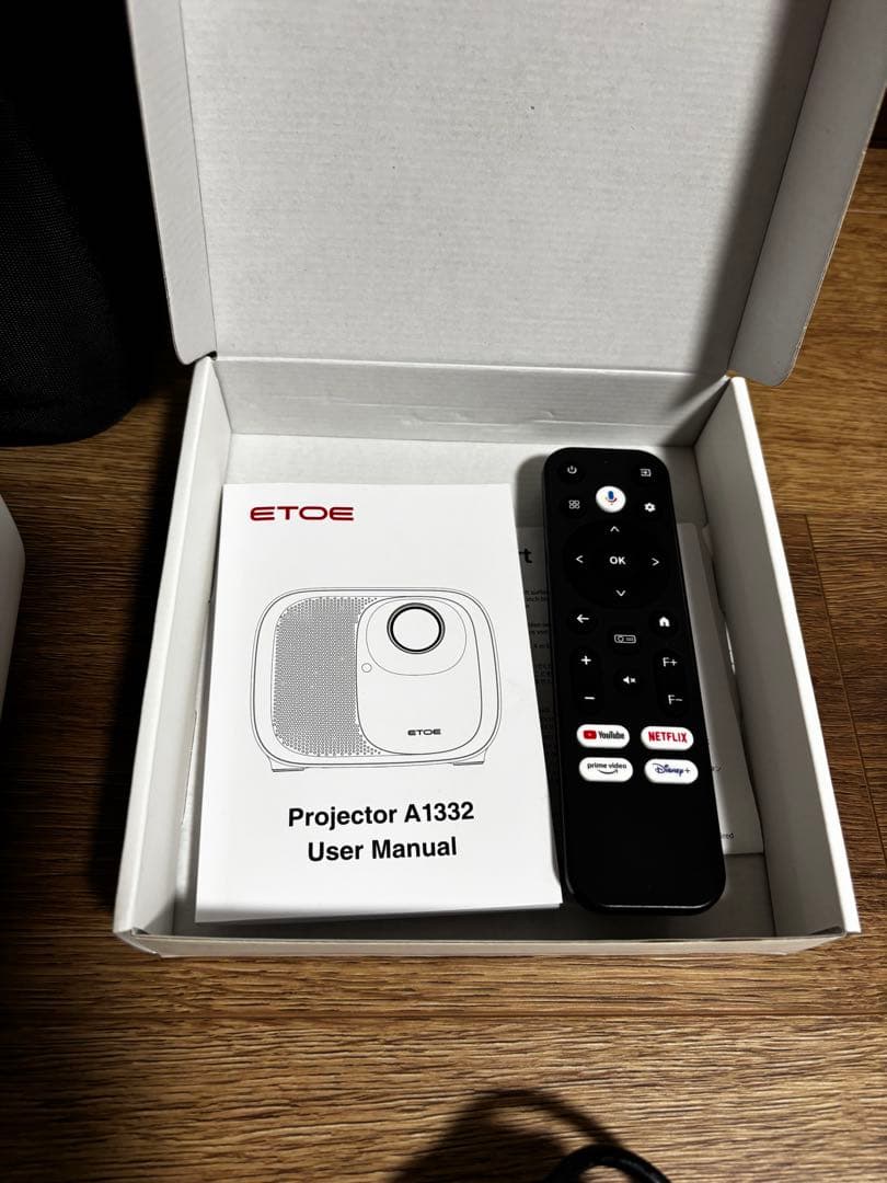 ETOE プロジェクター 4K Google TV 訳あり