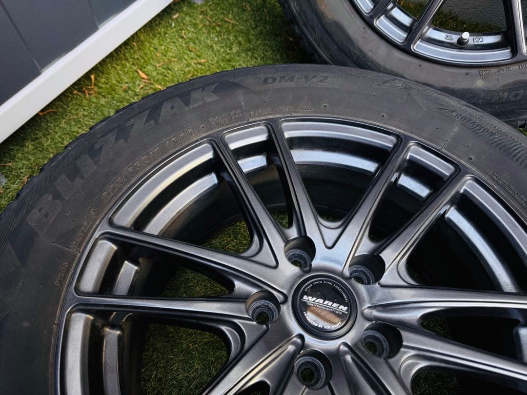 引渡希望WAREN 17インチ ブリザック　スタッドレス タイヤ・ホイールセット