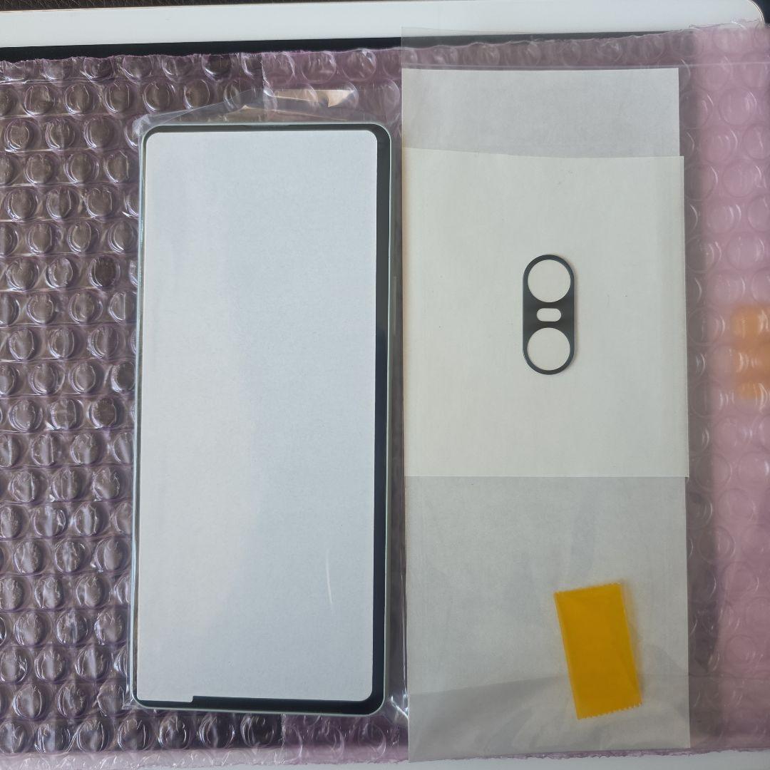 SONYXperia10viシムフリー ブルー 画面保護&カメラレンズカバー付