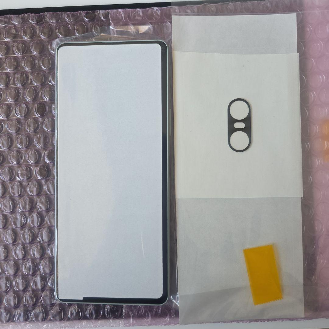 SONYXperia10viシムフリー ブルー 画面保護&カメラレンズカバー付