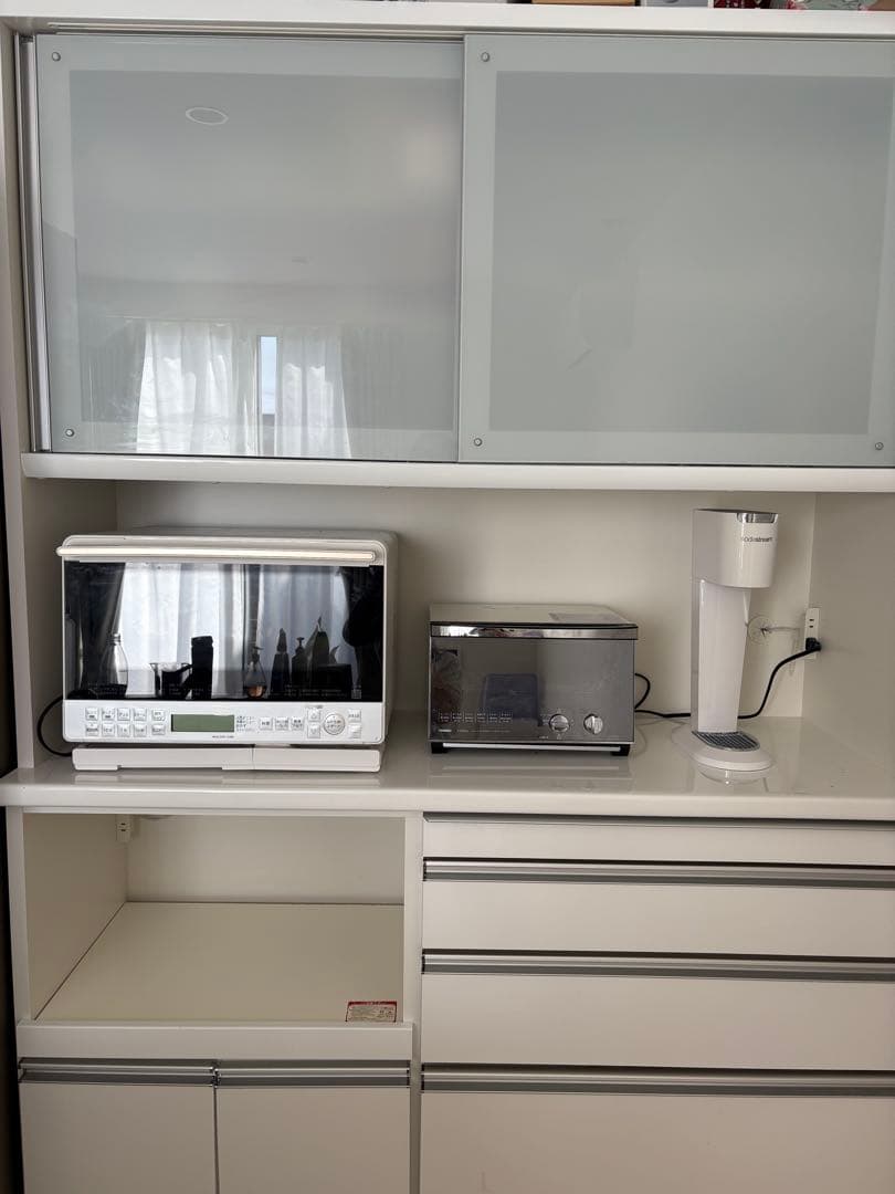 ニトリ　キッチンボード　ホワイト　140