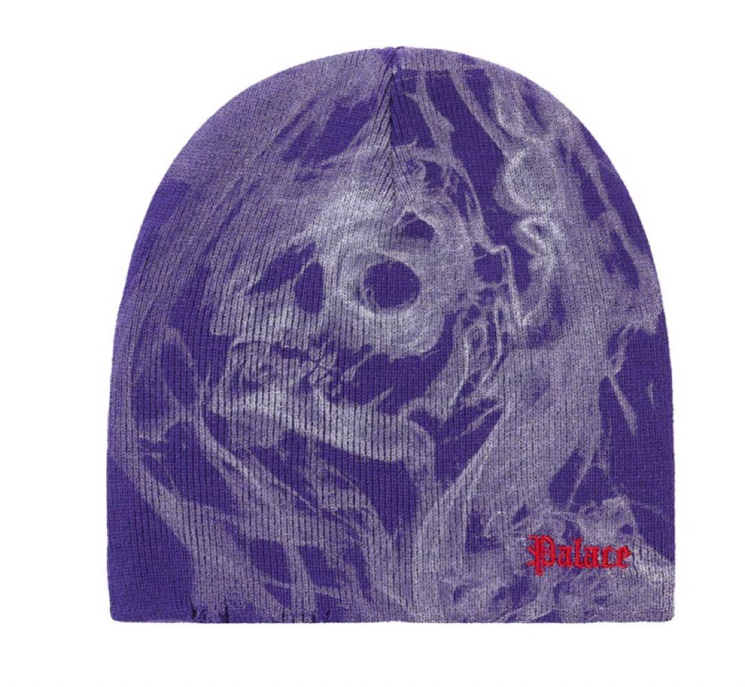 帽子 PALACE SMOKED NEIN CUFF BEANIE GRAPE