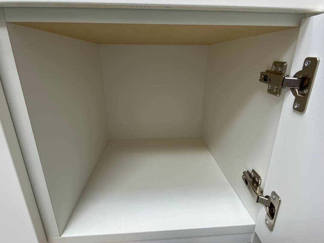 ニトリ キッチンボード エトナ 90KB-WH ホワイト 食器棚