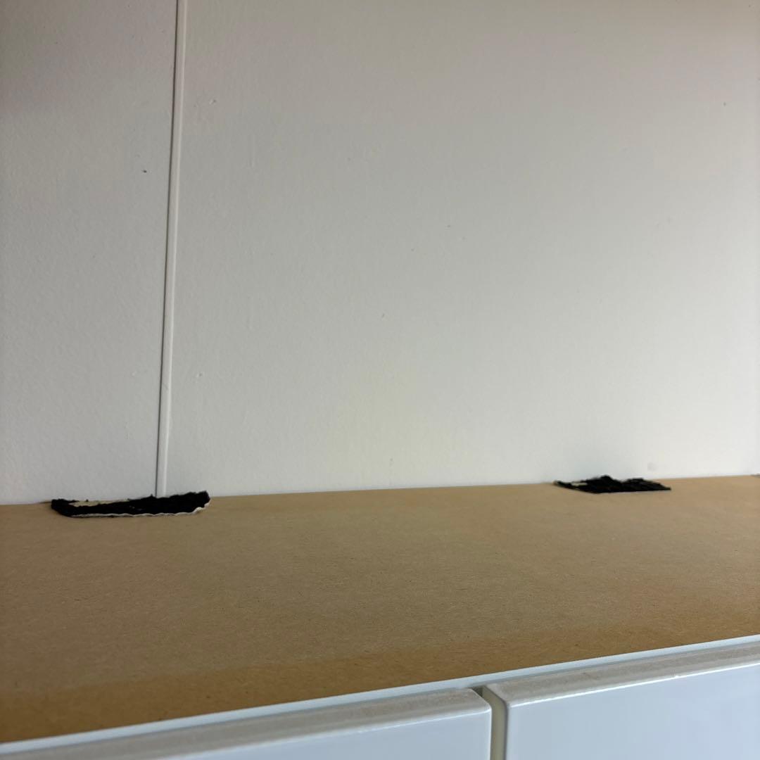 ニトリ キッチンボード エトナ 90KB-WH ホワイト 食器棚