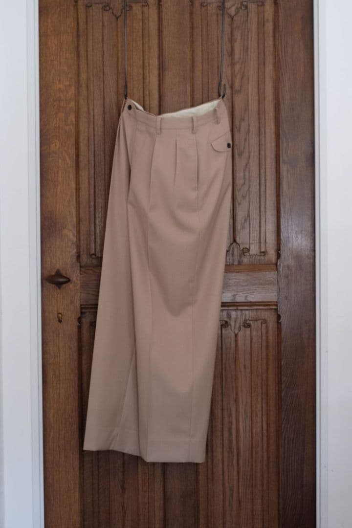 Kakinoha 柿乃葉 Dress Trousers Sand Beige