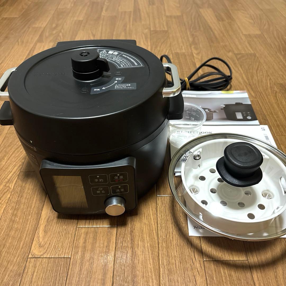 アイリスオーヤマ　電気圧力鍋 PMPC-MA2-B 2.2L 2024年製　黒