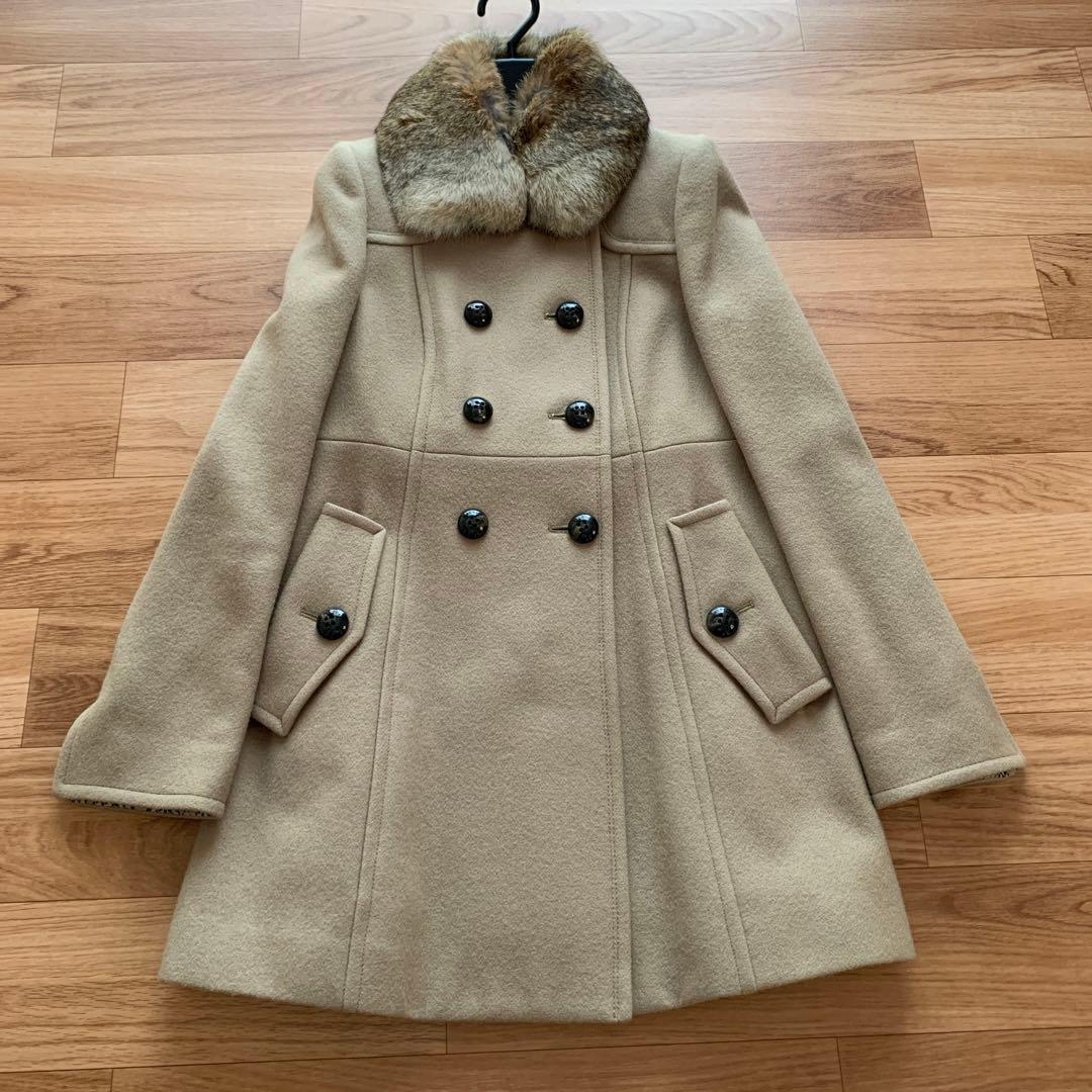 バーバリーブルーレーベルハーフコート