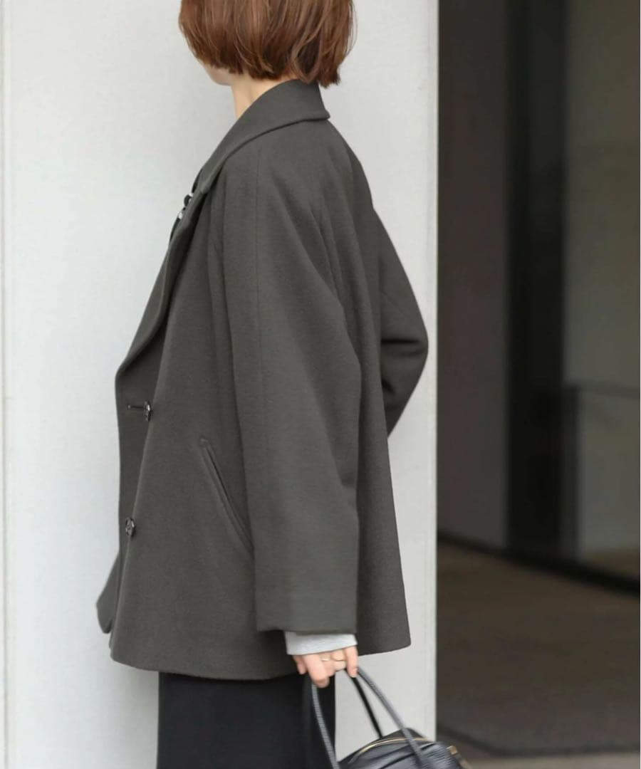 新品JOURNAL STANDARD relume 尾州ウール ショートPコート