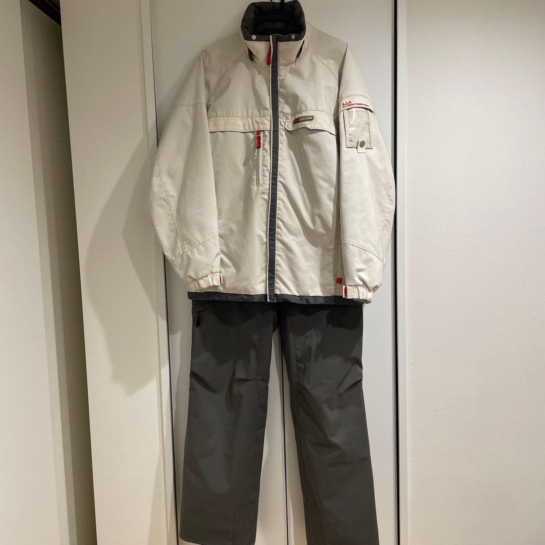 Ｐhenix スキーウェア ホワイト/グレー 男性用