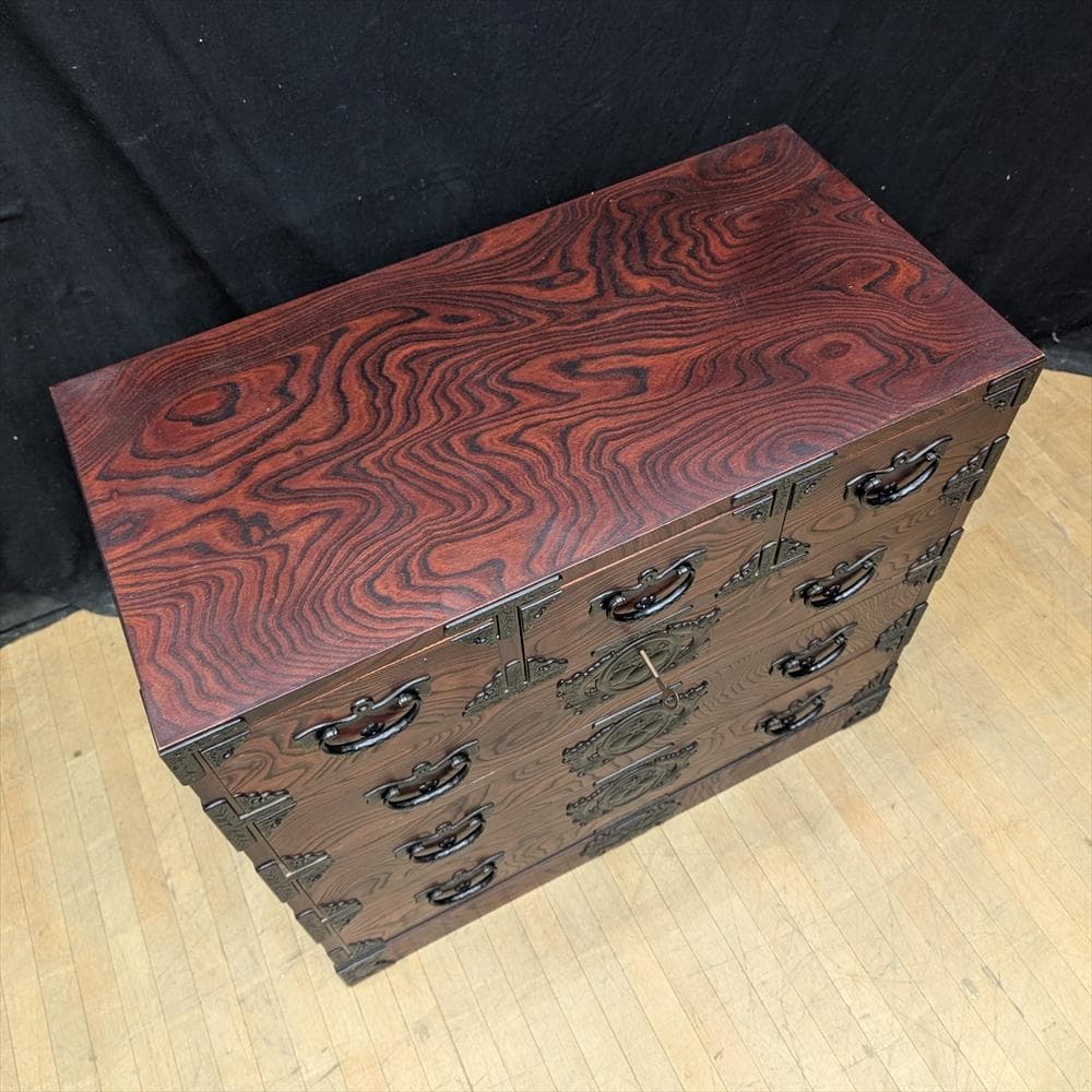 岩谷堂箪笥　欅　ケヤキ　整理箪笥　タンス　たんす　チェスト　引き出し　収納　民藝