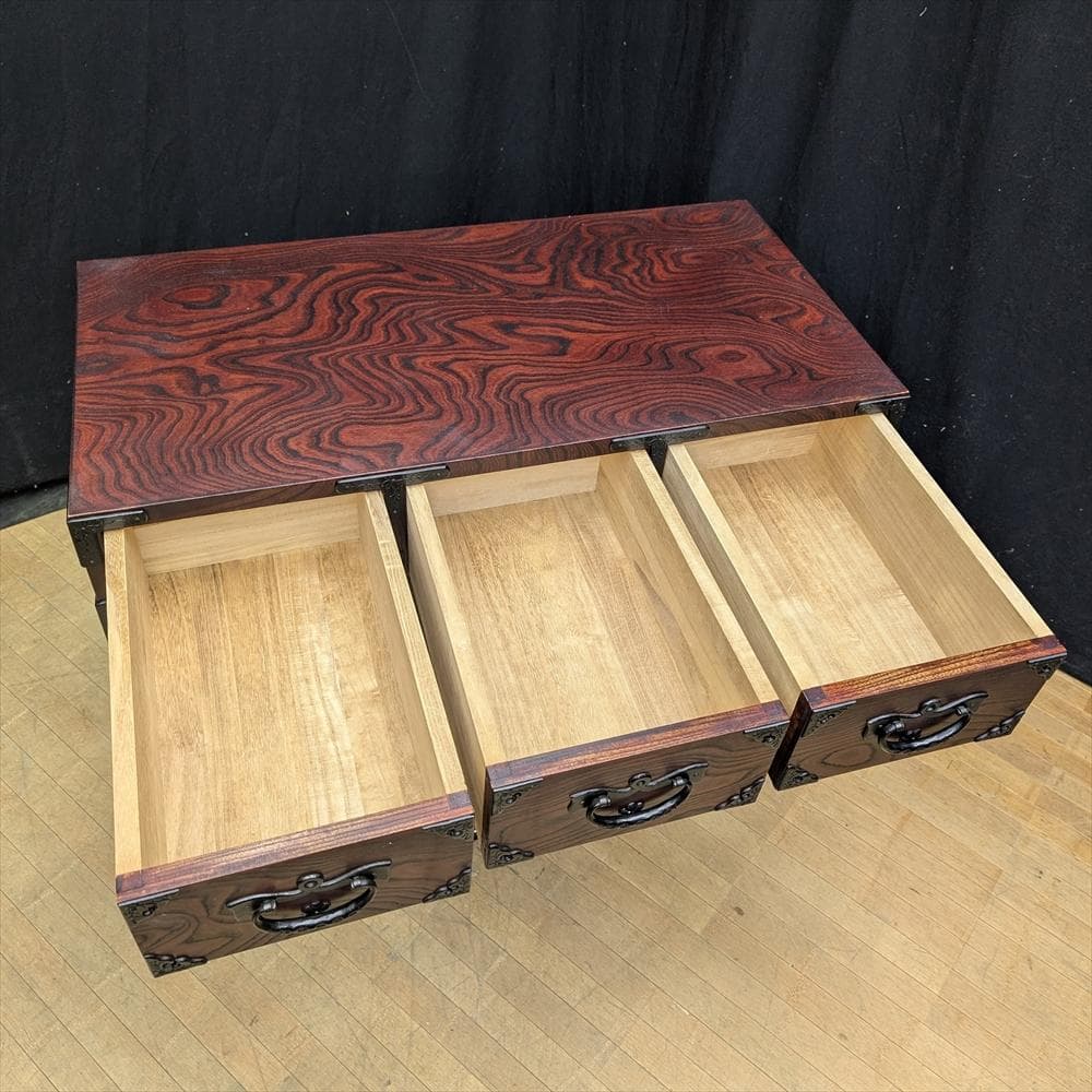 岩谷堂箪笥　欅　ケヤキ　整理箪笥　タンス　たんす　チェスト　引き出し　収納　民藝