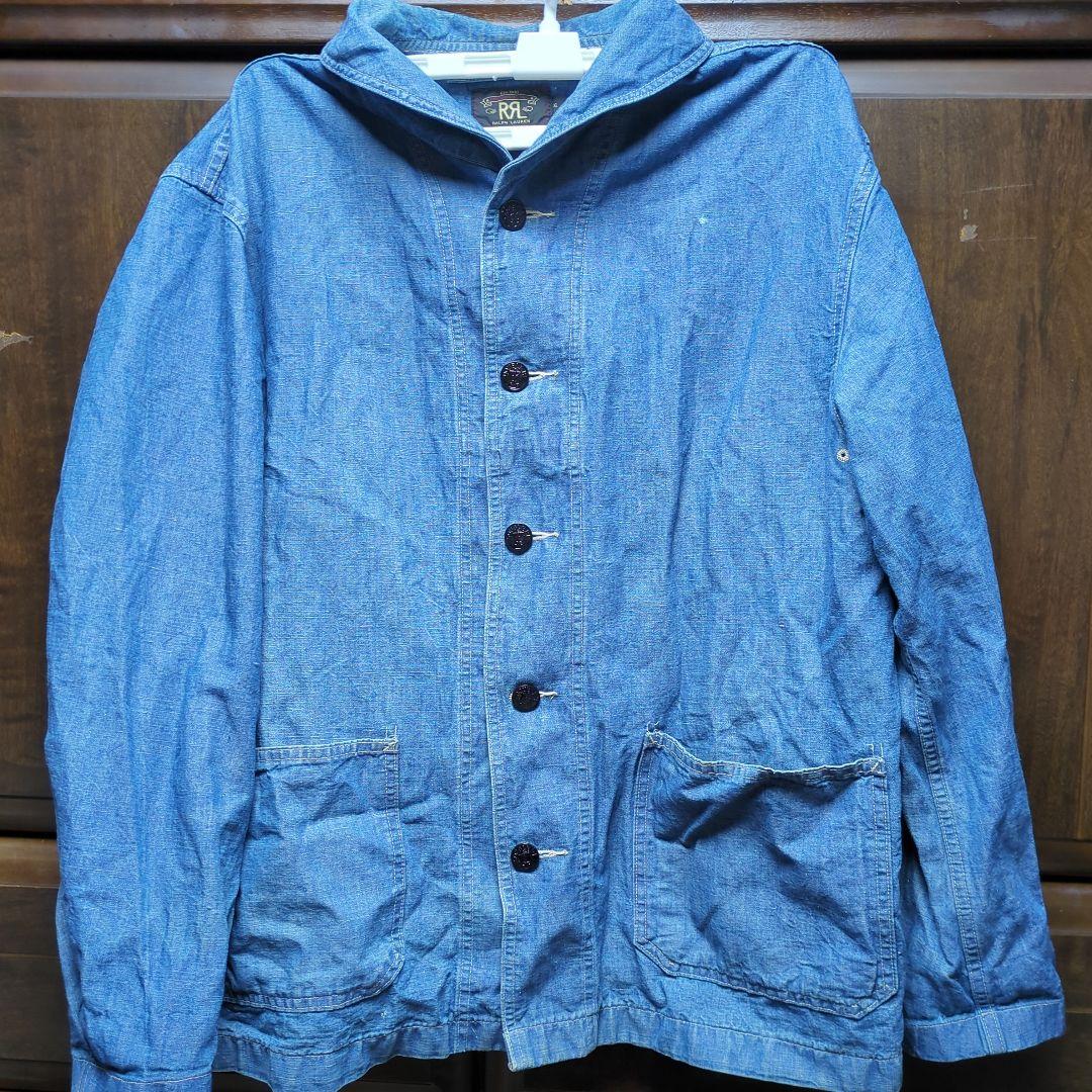 たかす　RRL シャンブレー カバーオール Lサイズ　へちま