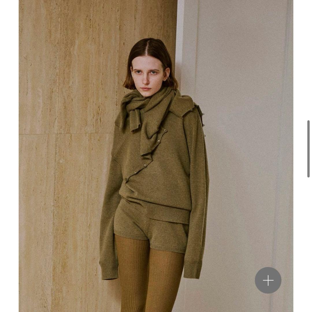 【完売】TODAYFUL Cashmere Knit Bloomer オリーブ