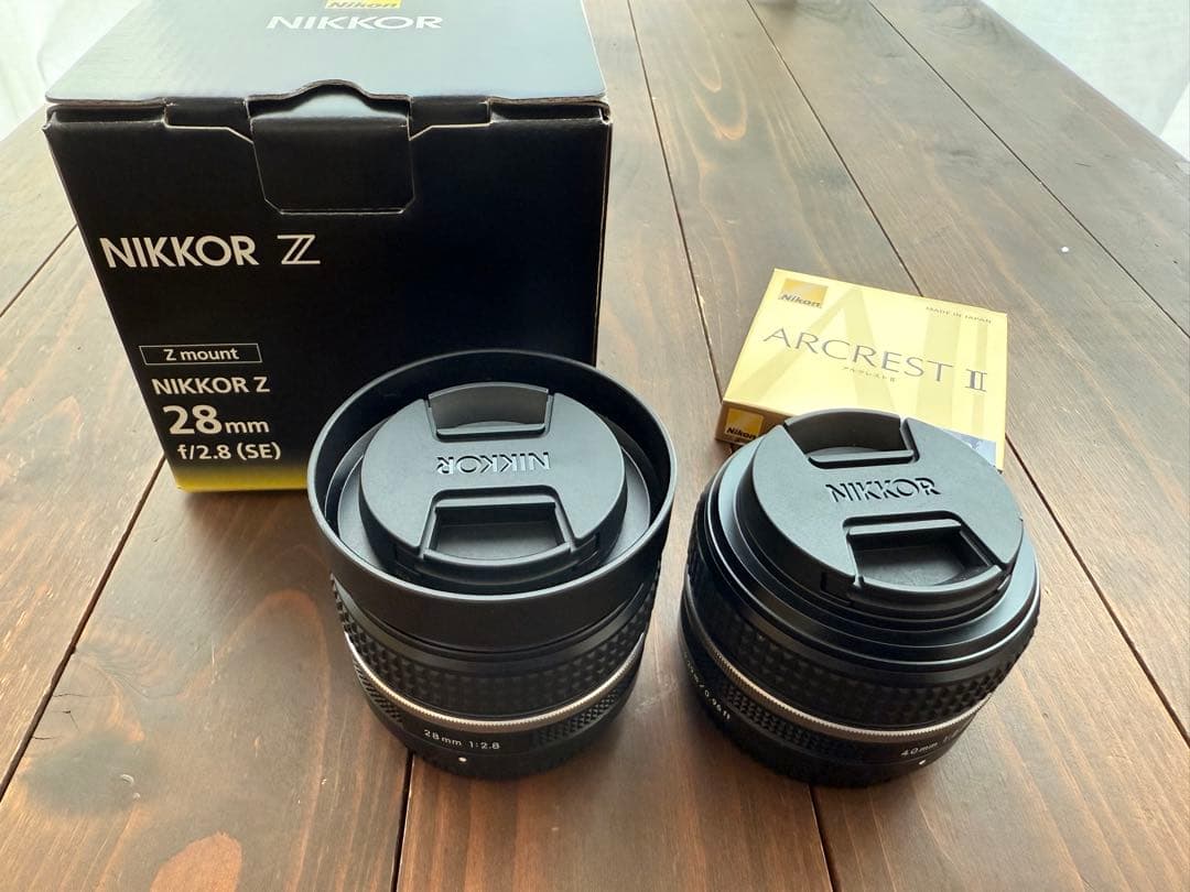 NIKKOR Z 40mm F2.0SE、28mm F2.8 SEセット